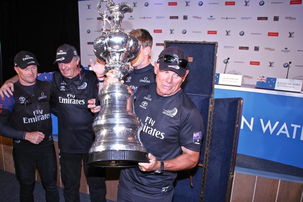 Grant Dalton, Emirates Team NZ, 35th America's Cup media conference © Richard Gladwell www.photosport.co.nz